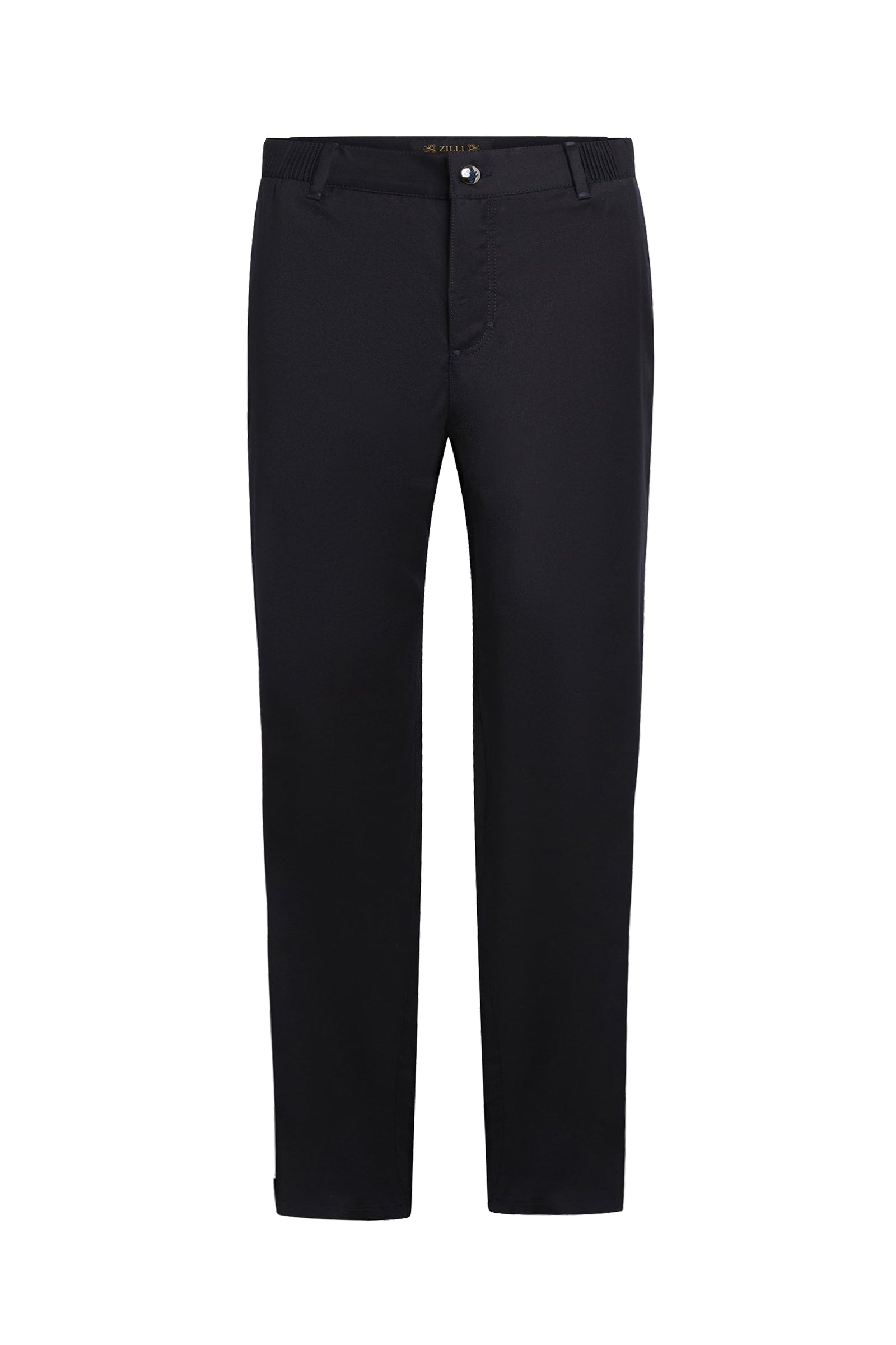 Pantalon ceinture froncée en laine - Dark Navy