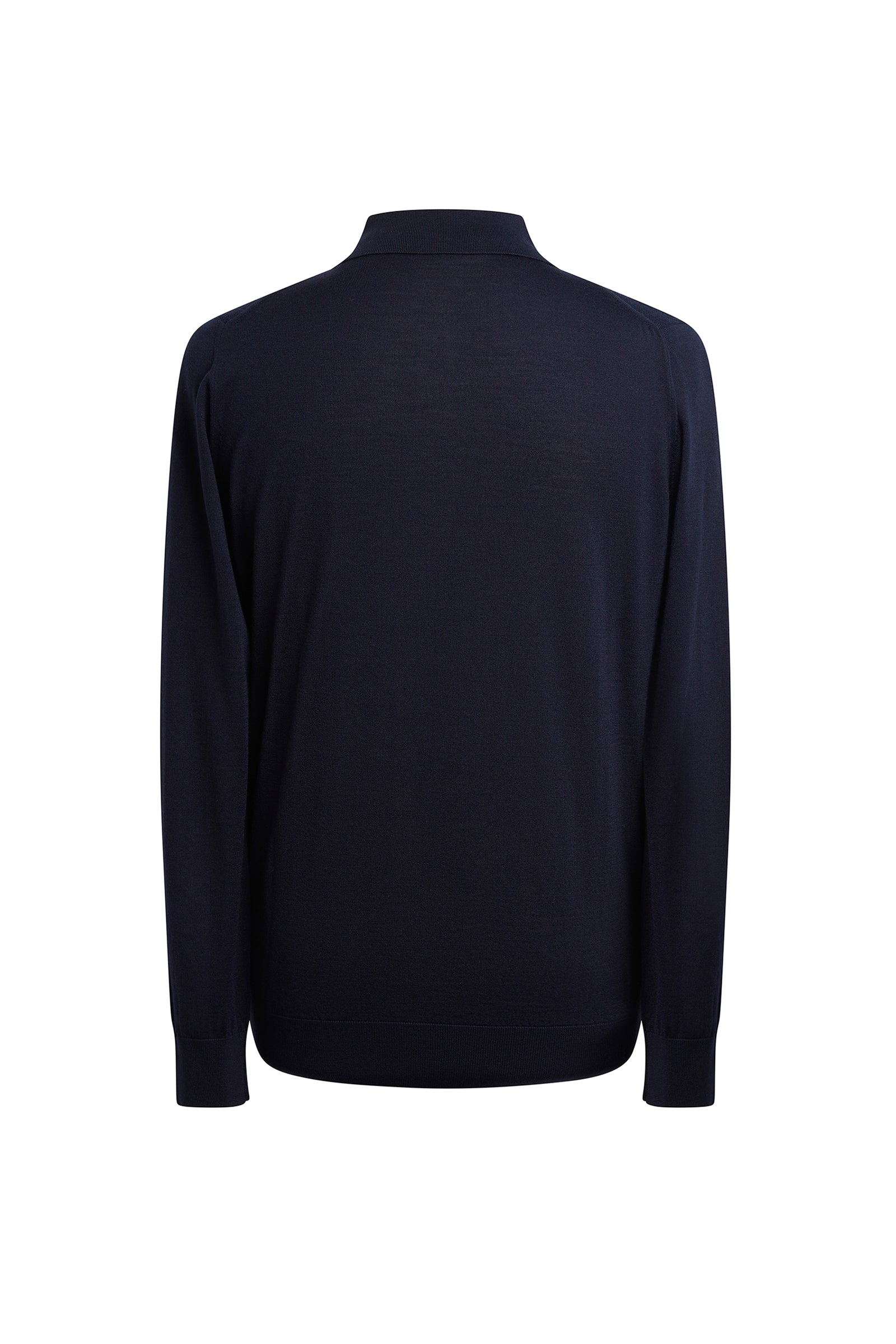 Pull à manches longues en laine - Dark Navy