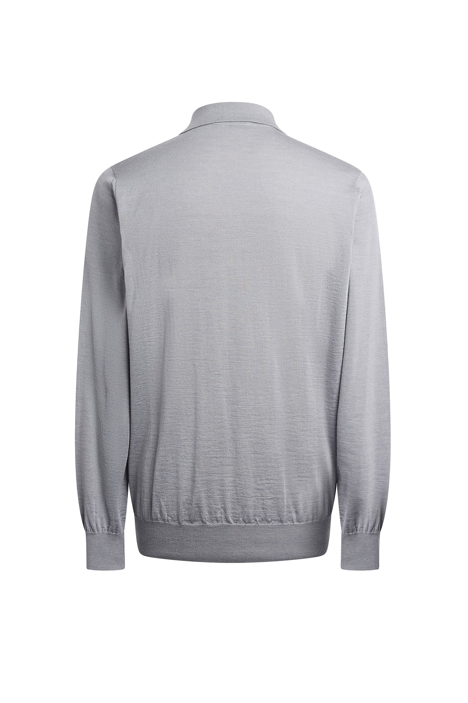 Pull à manches longues en cachemire et soie - Soft Grey