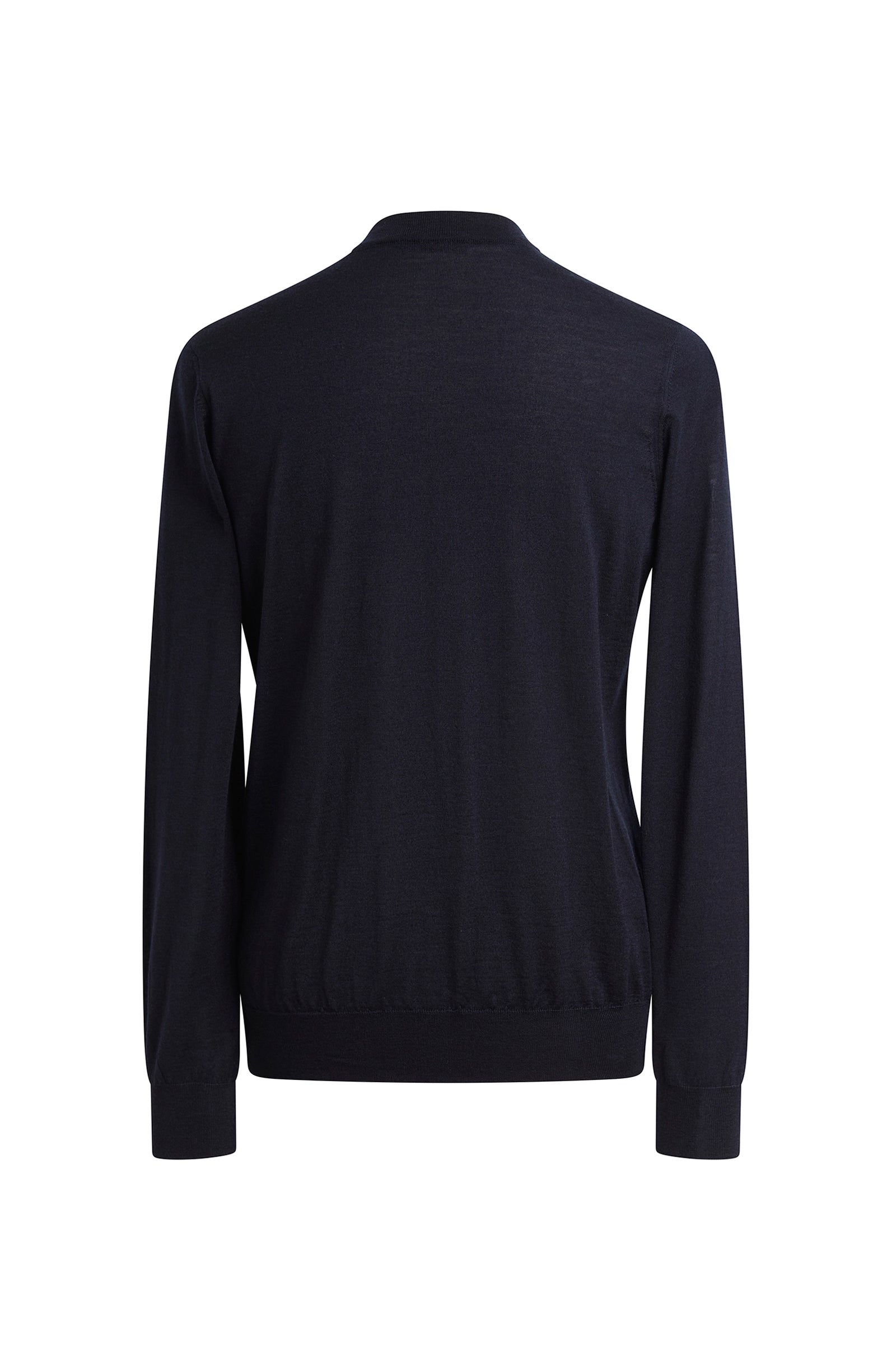 Pull à col montant en cachemire et soie - Dark Navy
