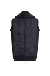 Doudoune sans manches en laine et cahemire - Dark Navy