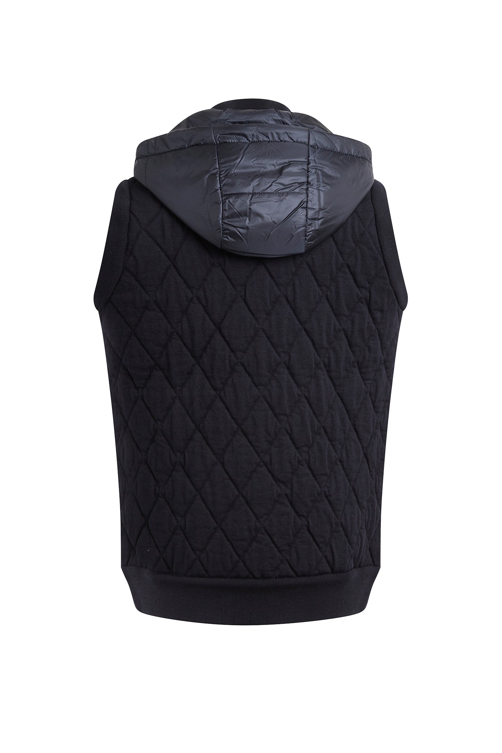 Doudoune sans manches en laine et cahemire - Dark Navy