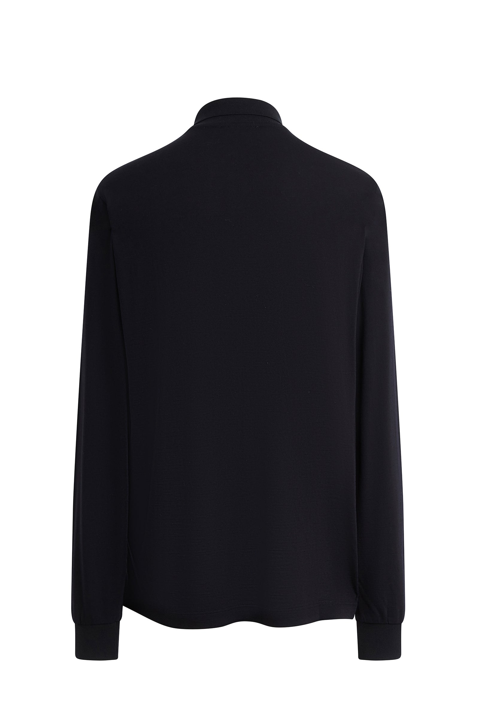 Pull à manches longues en laine - Dark Navy