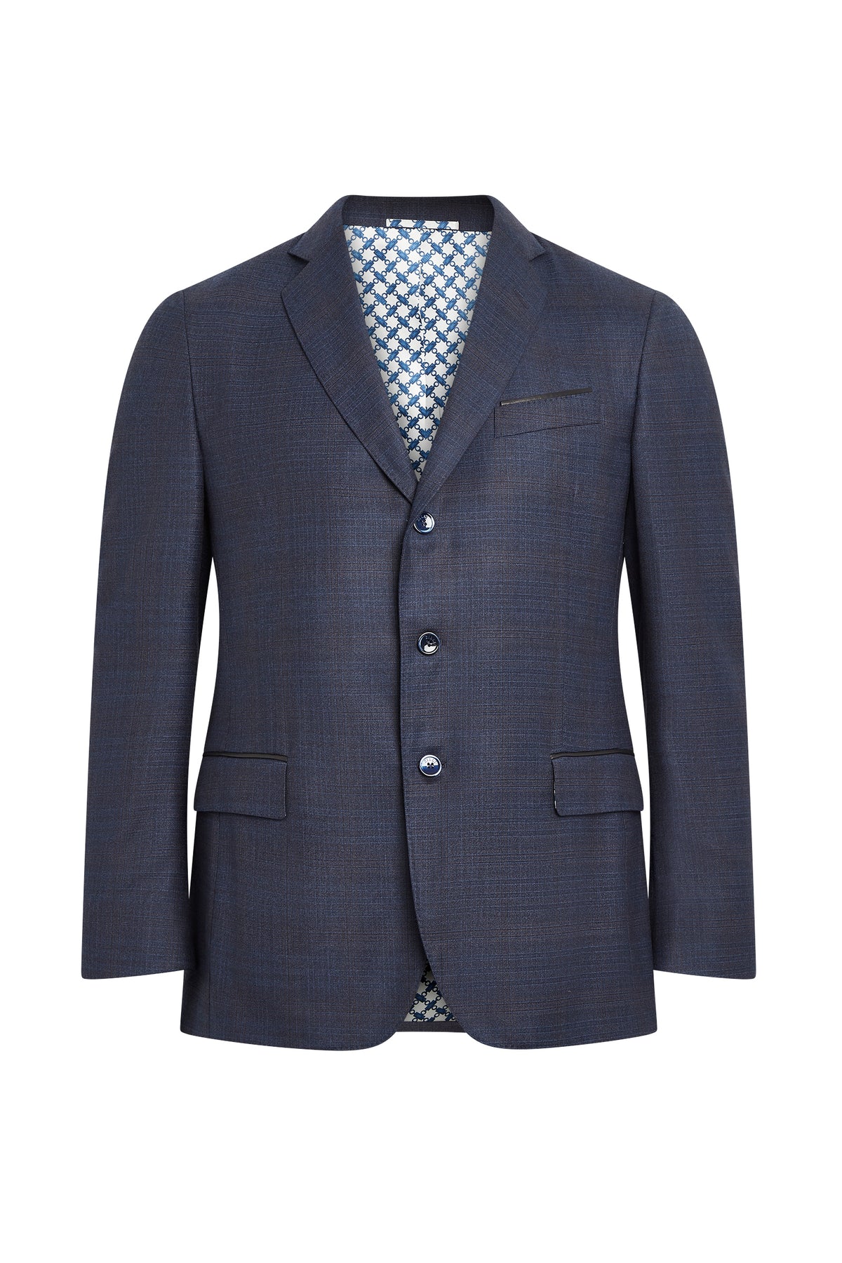 Veste boutonnée en laine - Gris