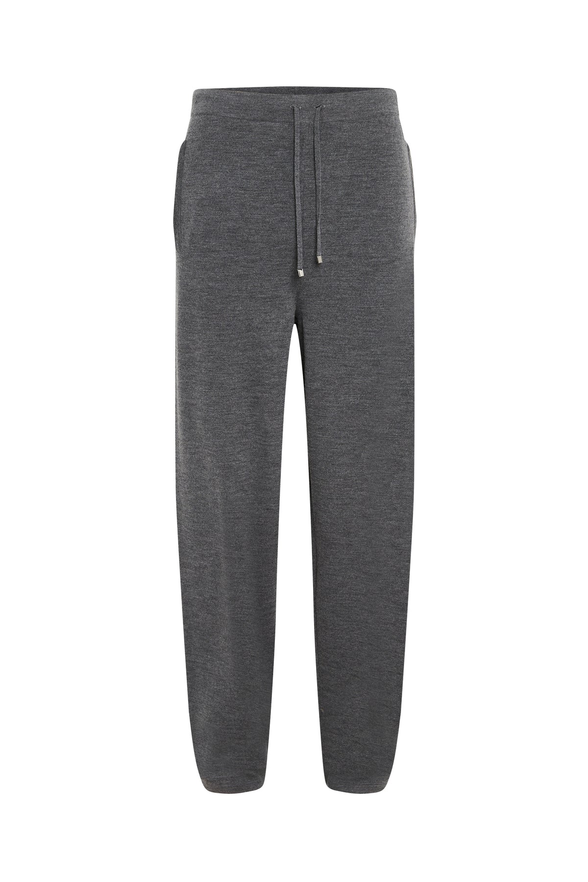 Pantalon de survêtement à bandes en laine en cachemire - No color