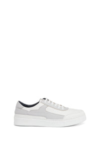 Sneakers en cuir précieux - Gris