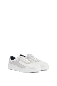 Sneakers en cuir précieux - Gris