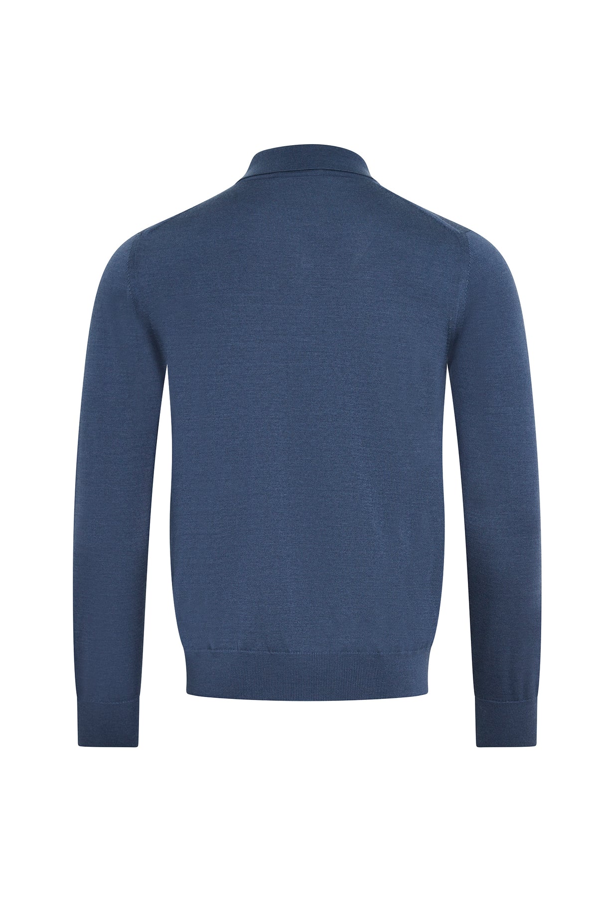Polo zippé à manches courtes en cachemire - No color