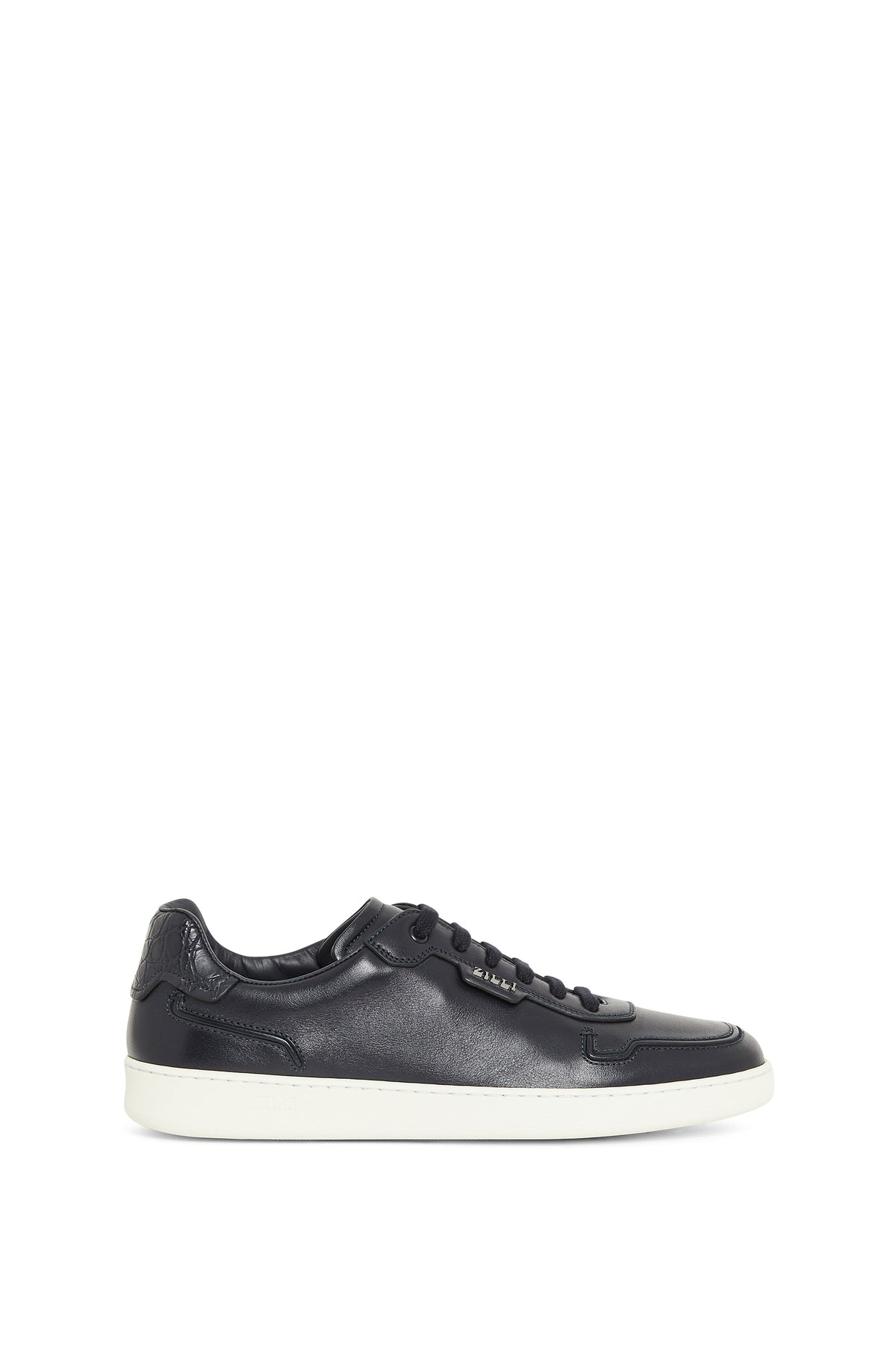 Baskets basses en cuir précieux - Dark Navy