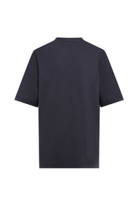 T-shirt à imprimé graphique ton sur ton - Dark Navy