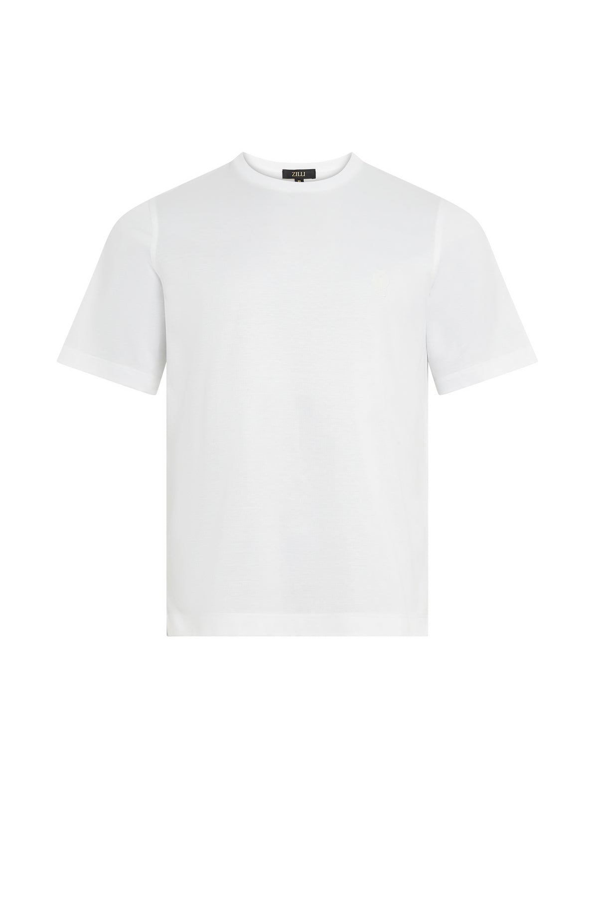 T-shirt à col rond et manches courtes - White