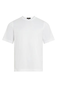 T-shirt à col rond et manches courtes - White