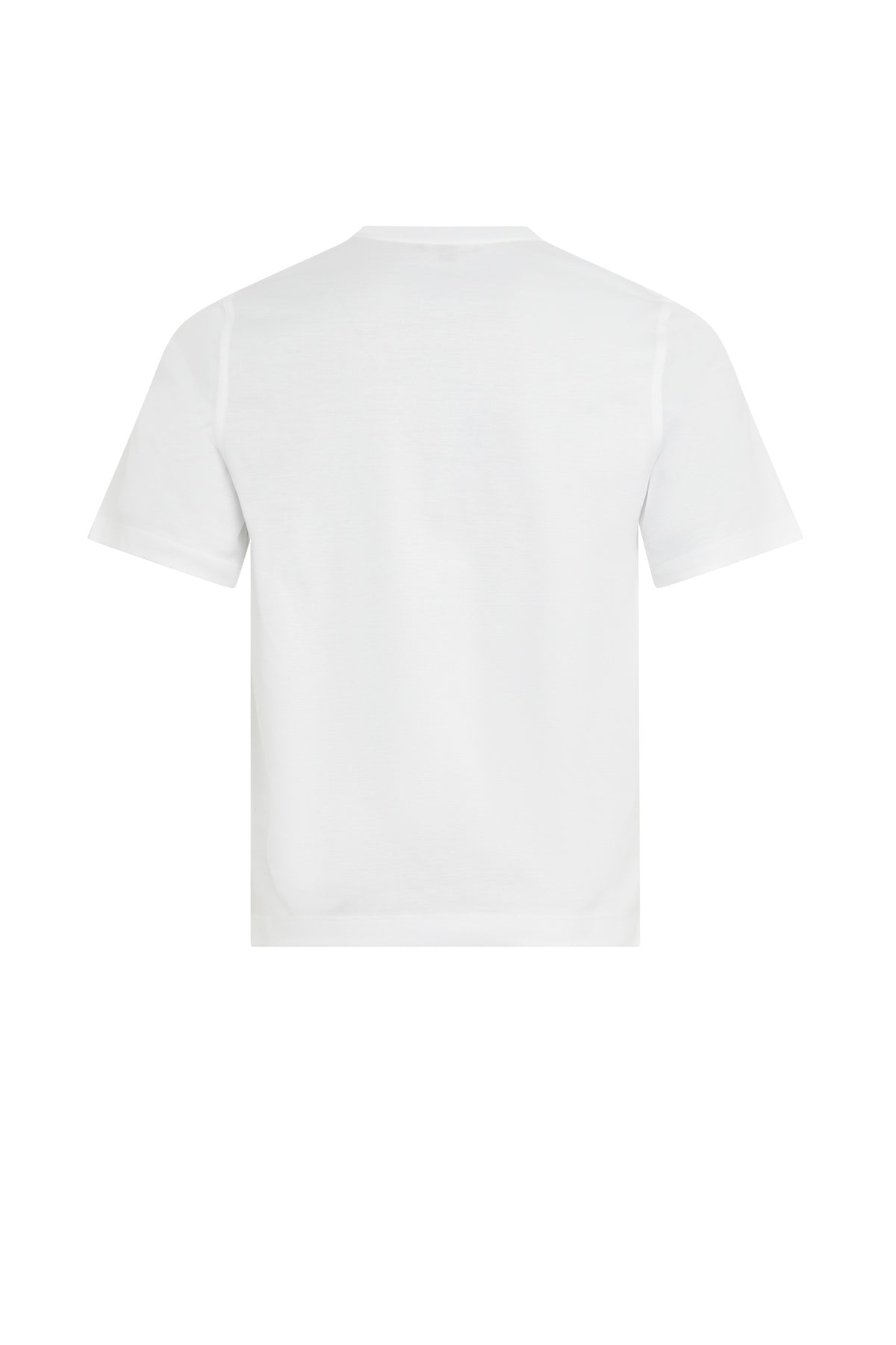 T-shirt à col rond et manches courtes - White