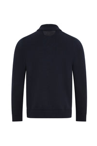 Cardigan à motifs en cachemire - Dark Navy
