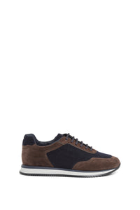 Sneakers basses en cuir - Dark Brown