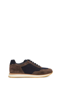 Sneakers basses en cuir - Dark Brown
