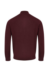 Cardigan zippé à col montant en laine - Ruby