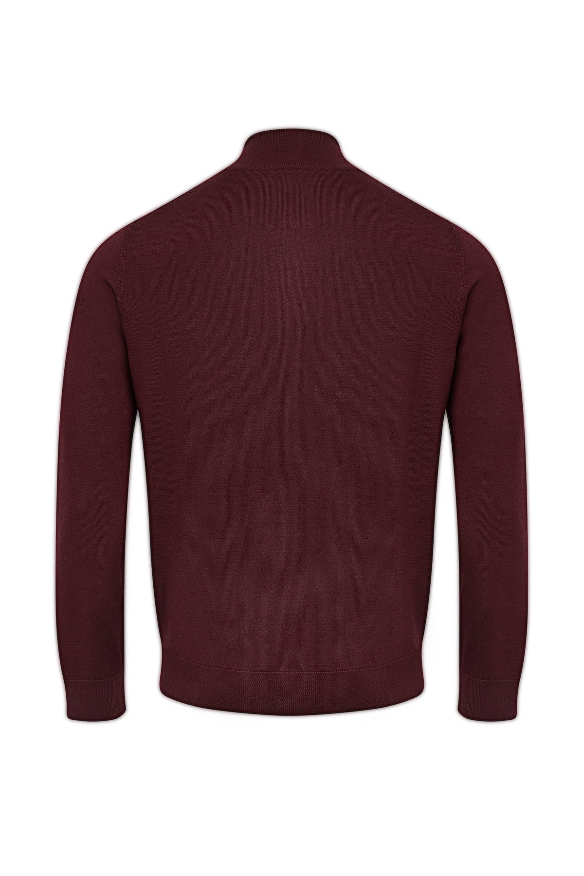 Cardigan zippé à col montant en laine - Ruby