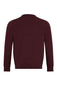 Pull à col rond à manches longues en laine - Ruby