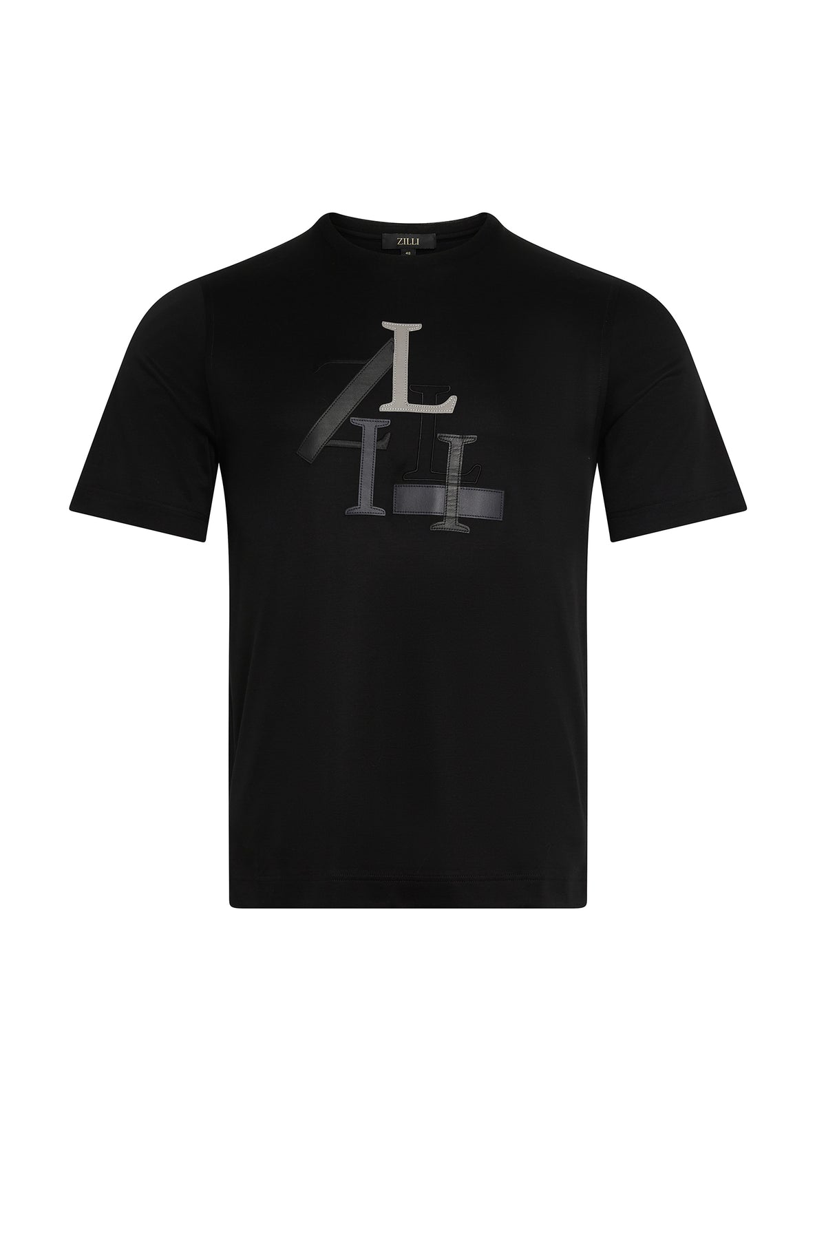 T-shirt imprimé à manches courtes - Black