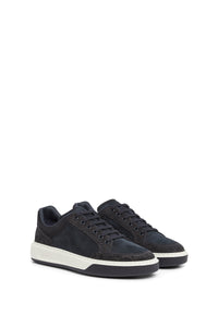 Baskets basses en cuir précieux - Dark Navy