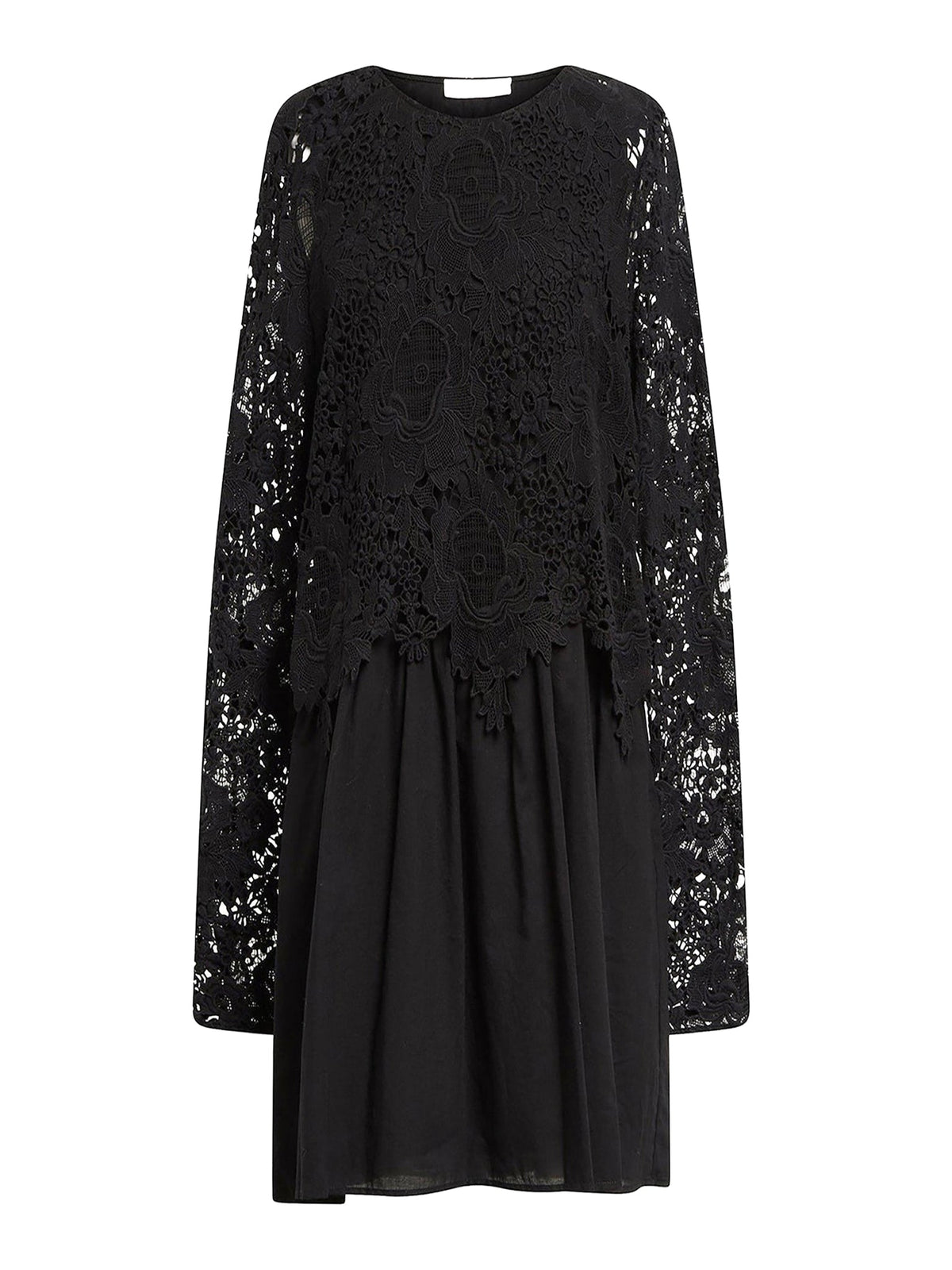 BASEPLUS_Black DRESS - Black
