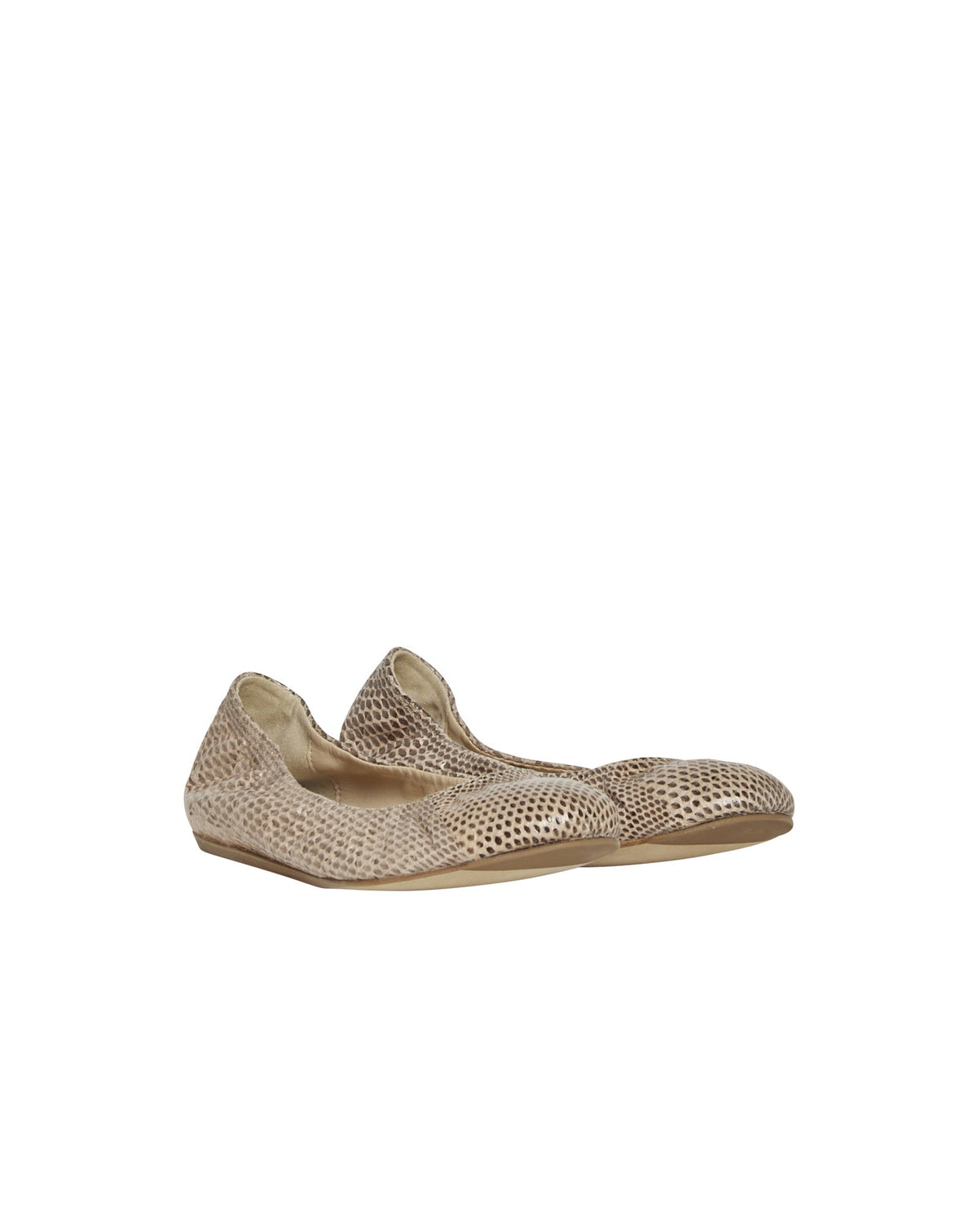Ballerines en cuir - Nude