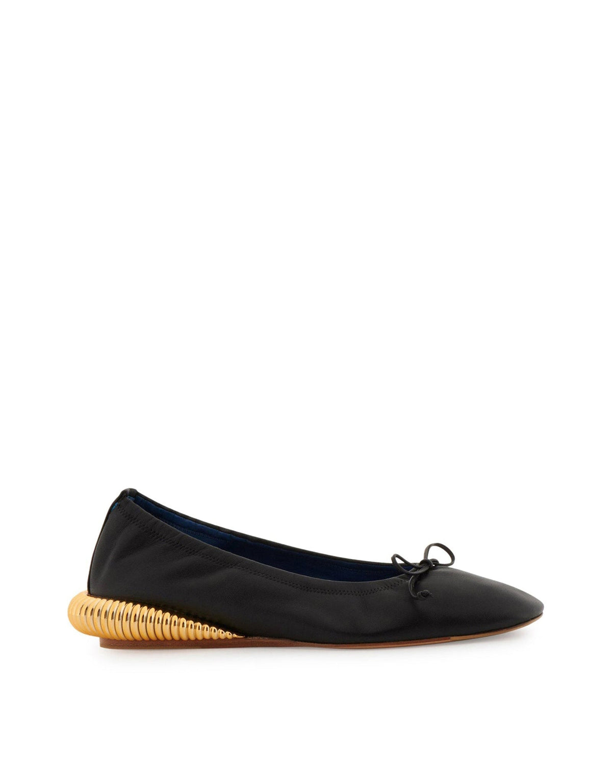 Leather Bumper ballerinas - Black