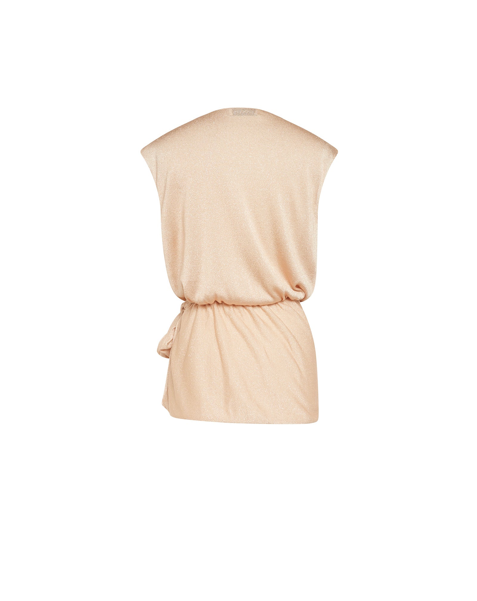 Top portefeuille noué - Rose Pâle