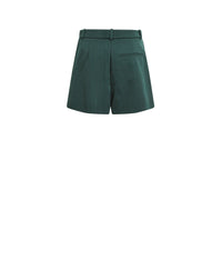 Short tailleur en laine - Vert Sapin