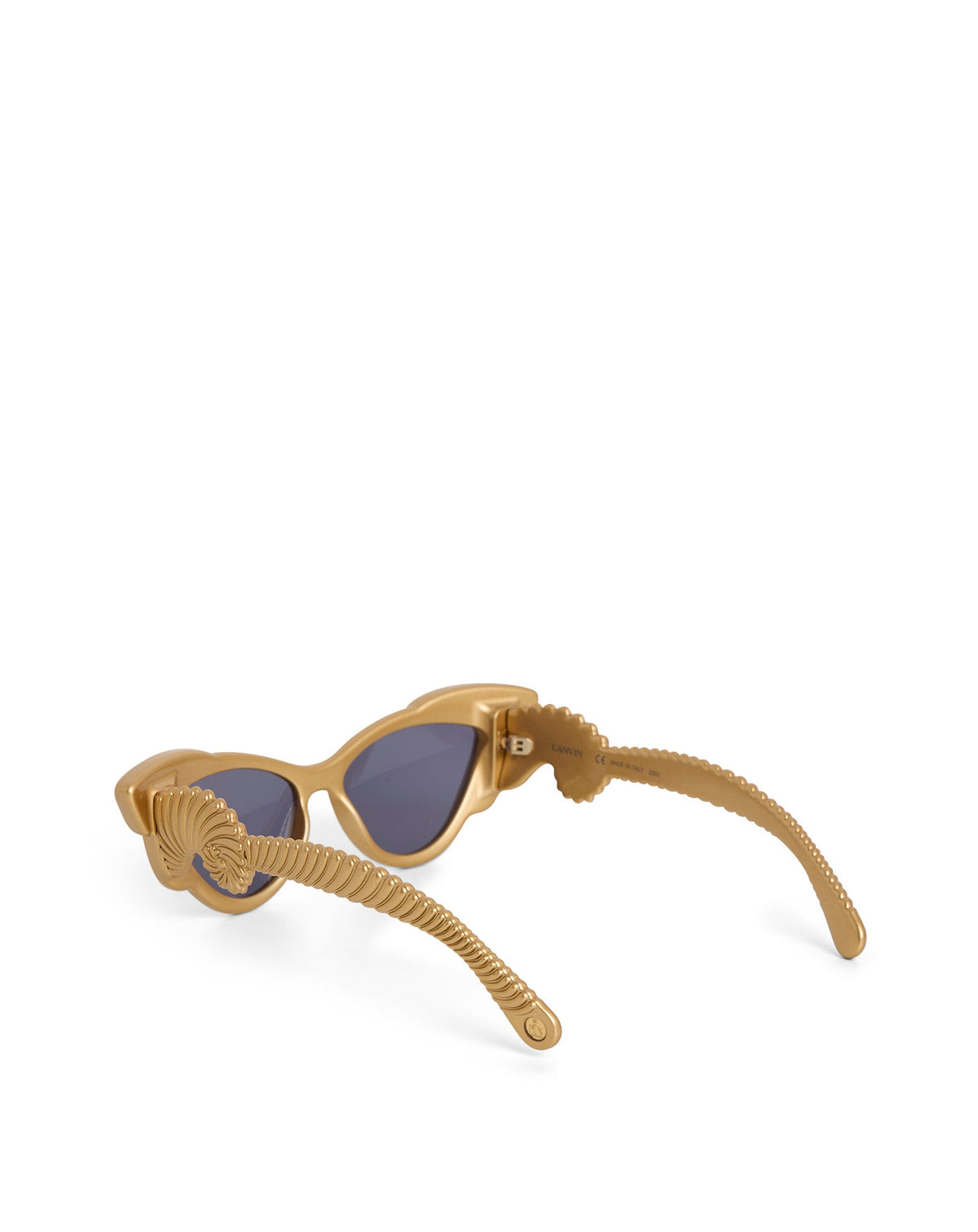 Lunettes de soleil chat à cristaux - Or