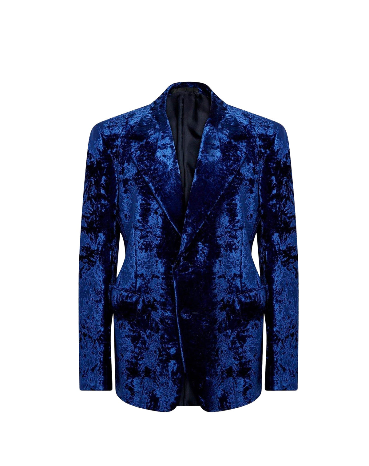 Blazer à simple boutonnage - Bleu Majorelle