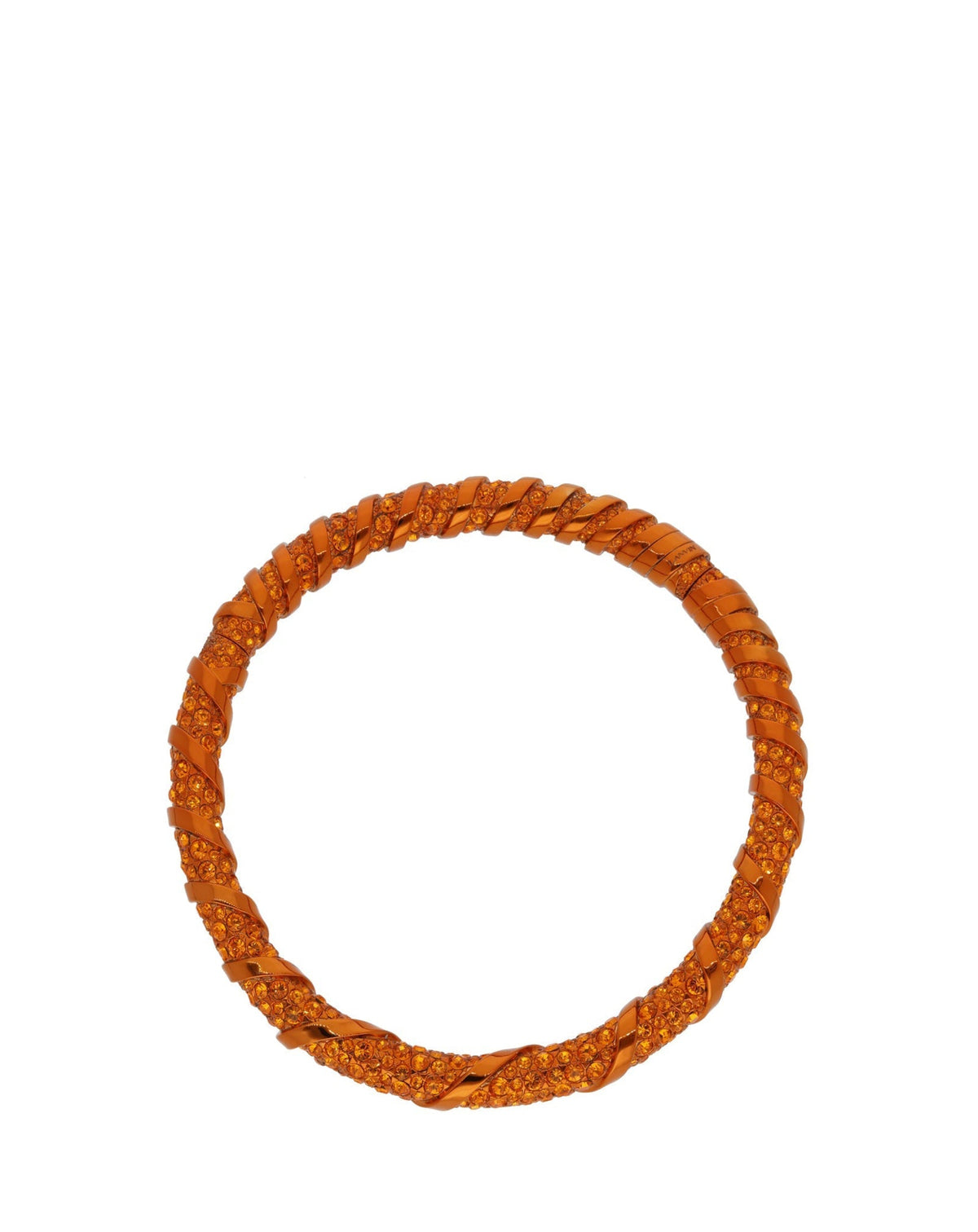 Collier melodie strass - Orange