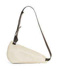 Sac Bumb hobo tie en cuir - Platre & Cacao