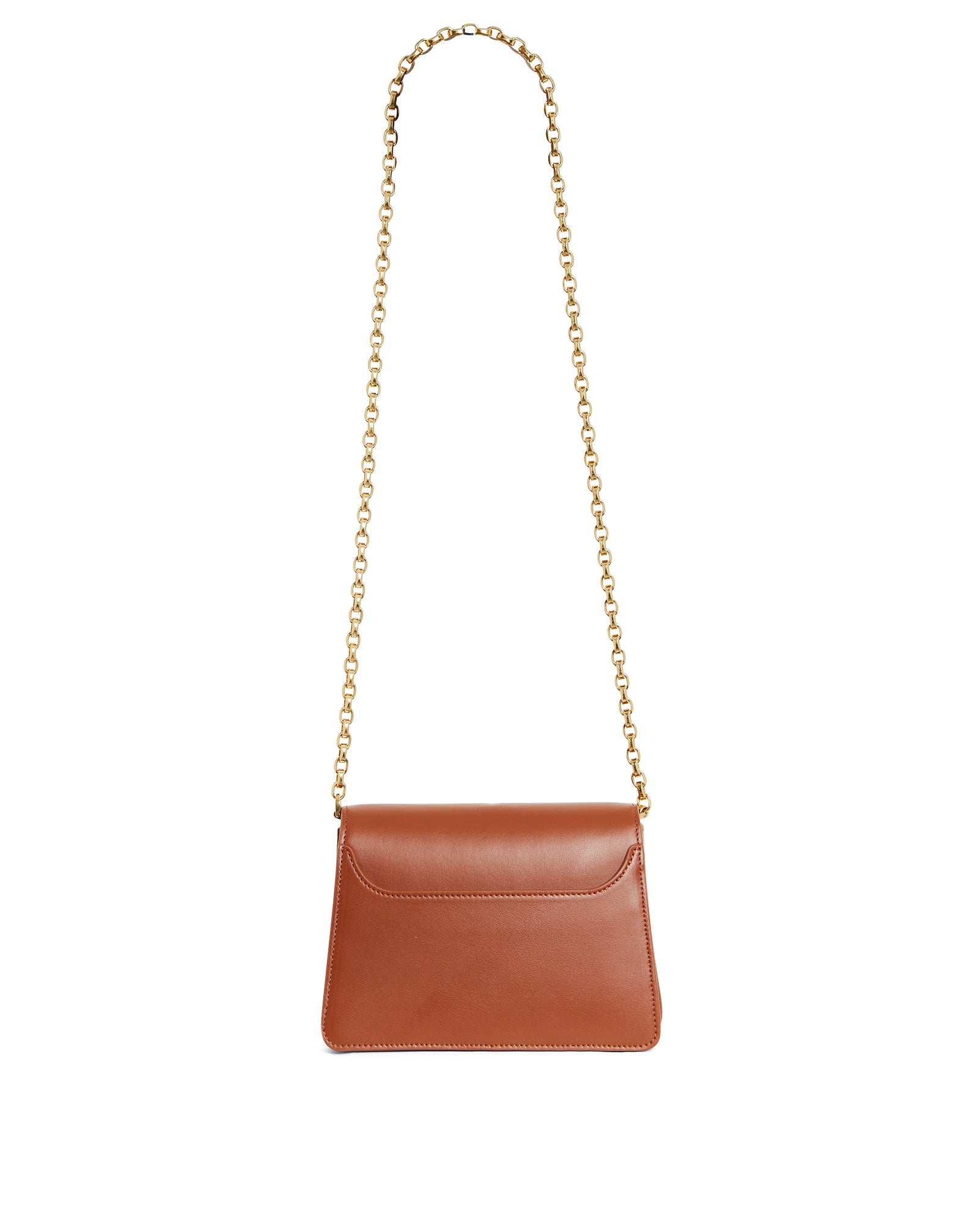 Pochette chaîne Concerto en cuir - Tan