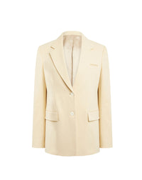 Blazer à simple boutonnage - Sable