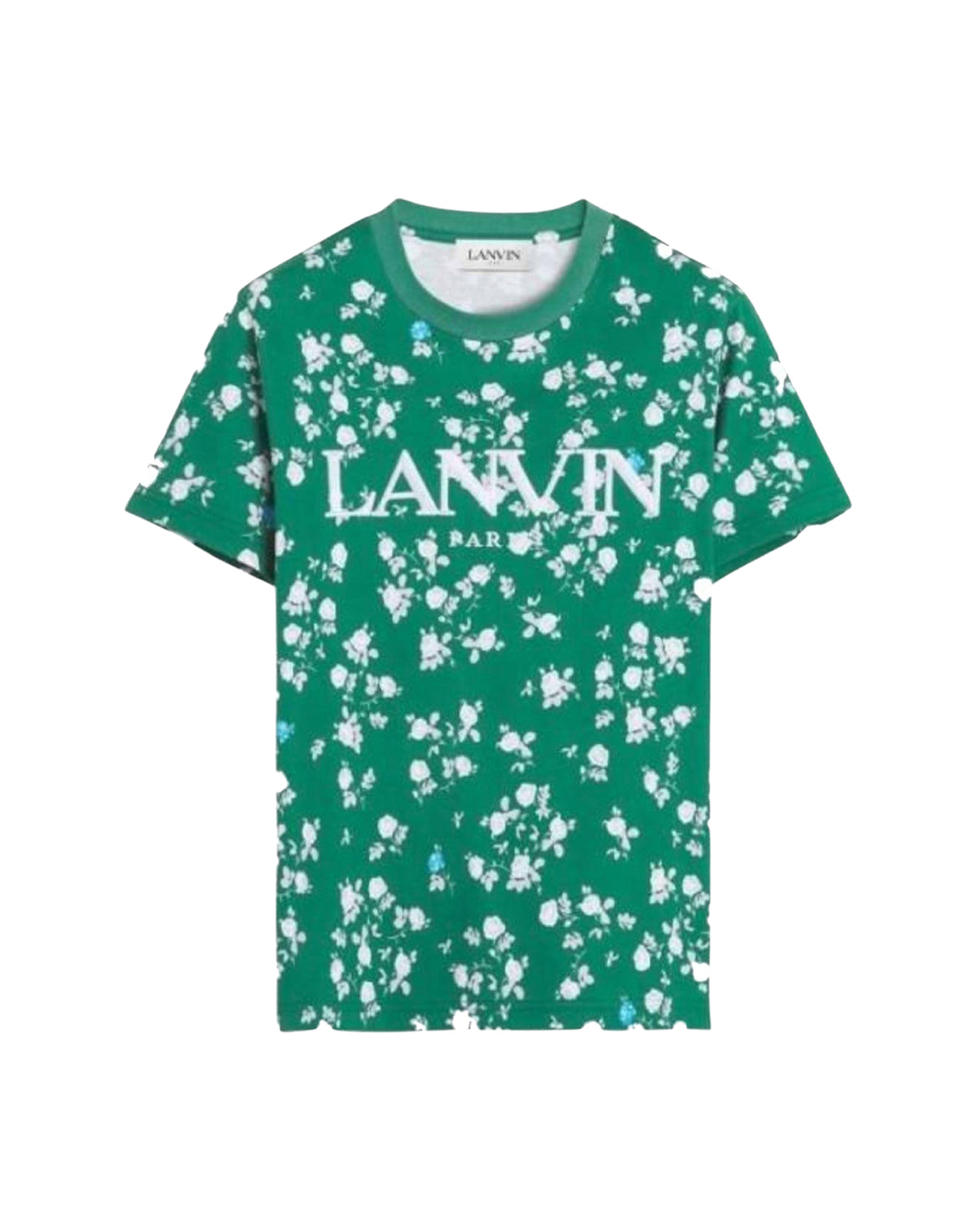 T-shirt regular imprimé en laine - Bouteille
