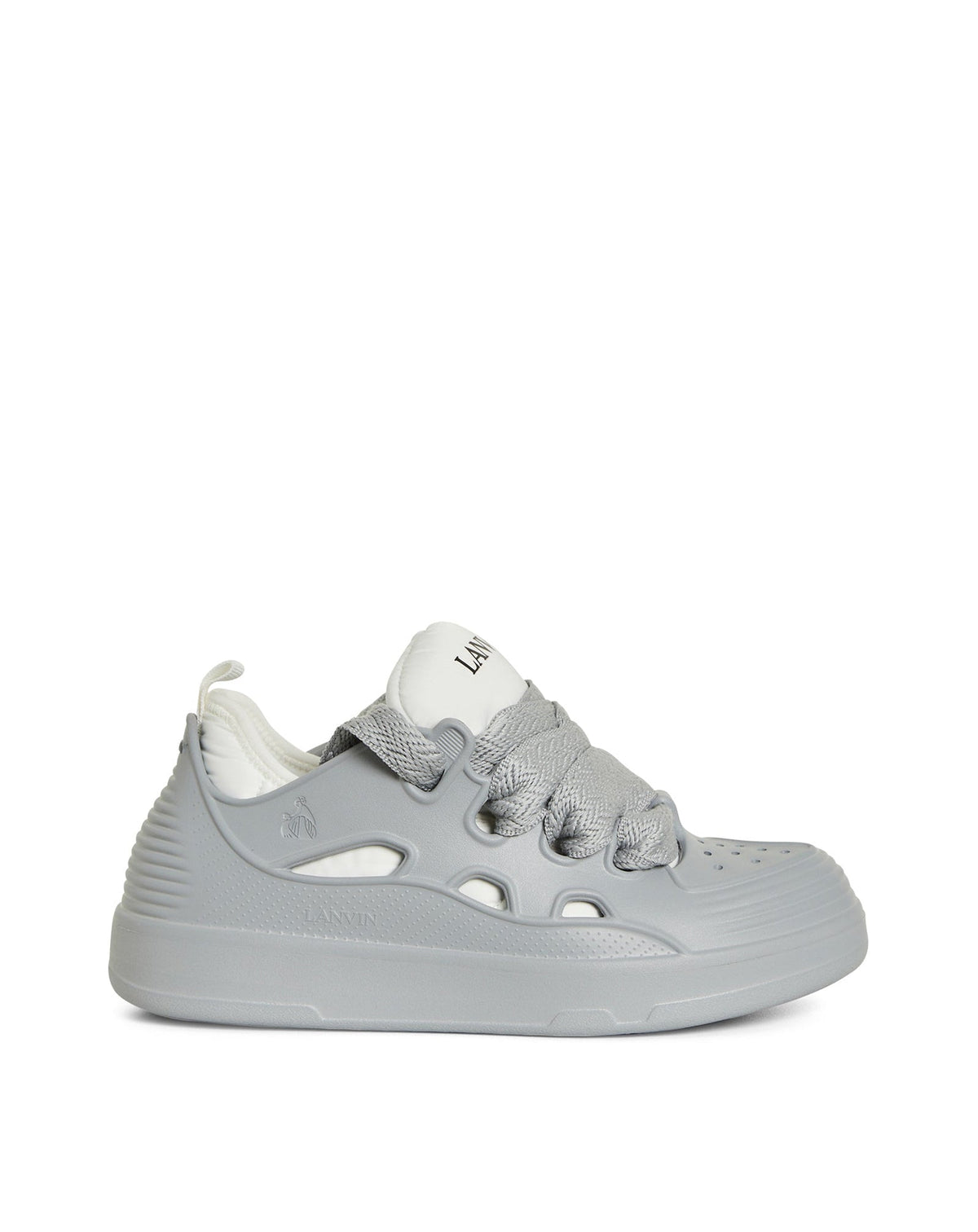 Baskets Curb block en caoutchouc - Gris Perle