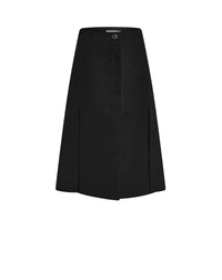 ZZNO STOCK NOIR KNEE TAILORED SKIRT