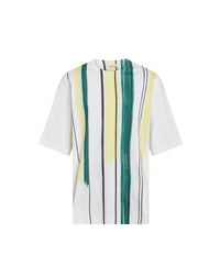 ZZNO STOCK BLANC OPTIQUE PRINTED OVERSIZED T-SHIRT