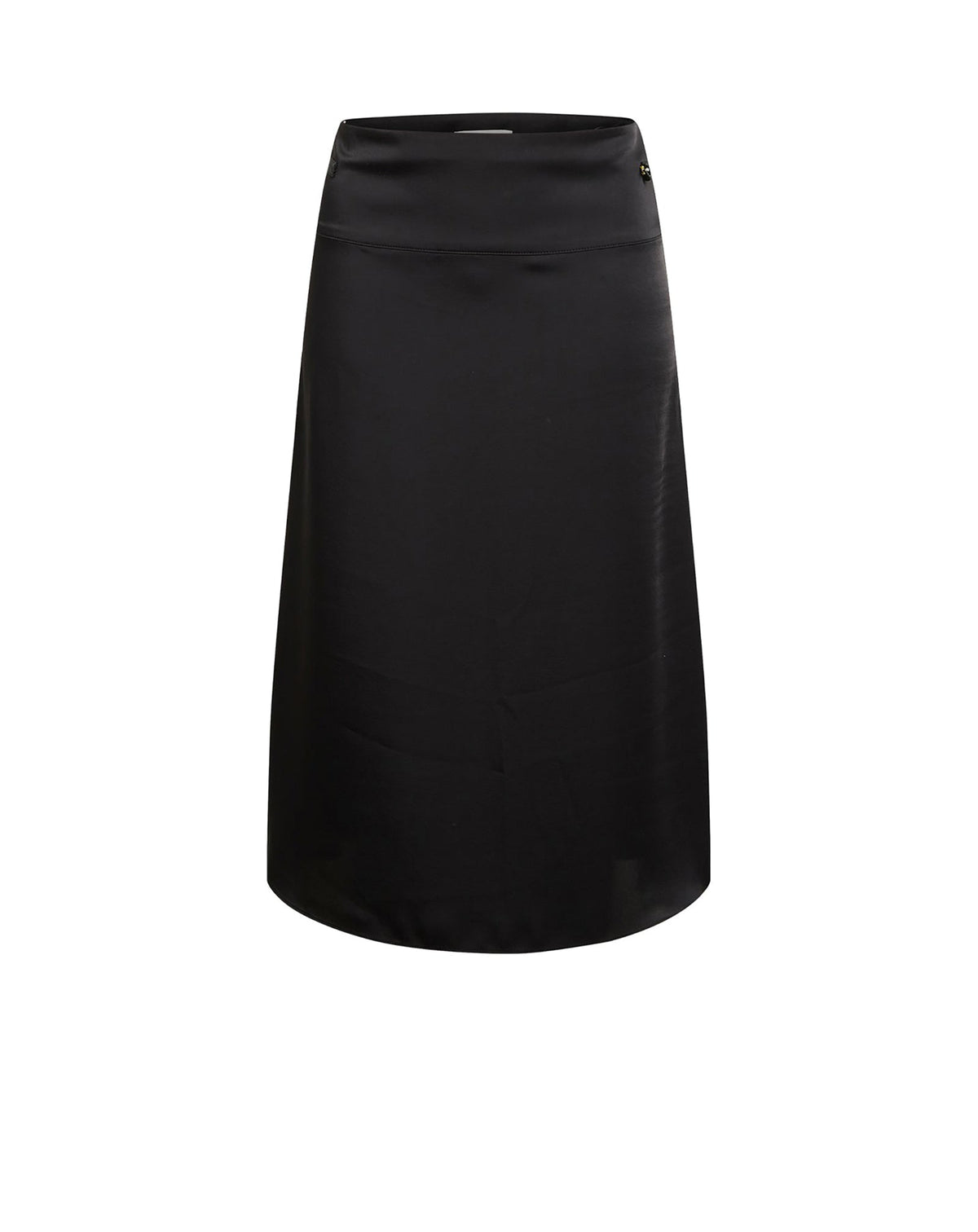Jupe midi taille haute - Noir