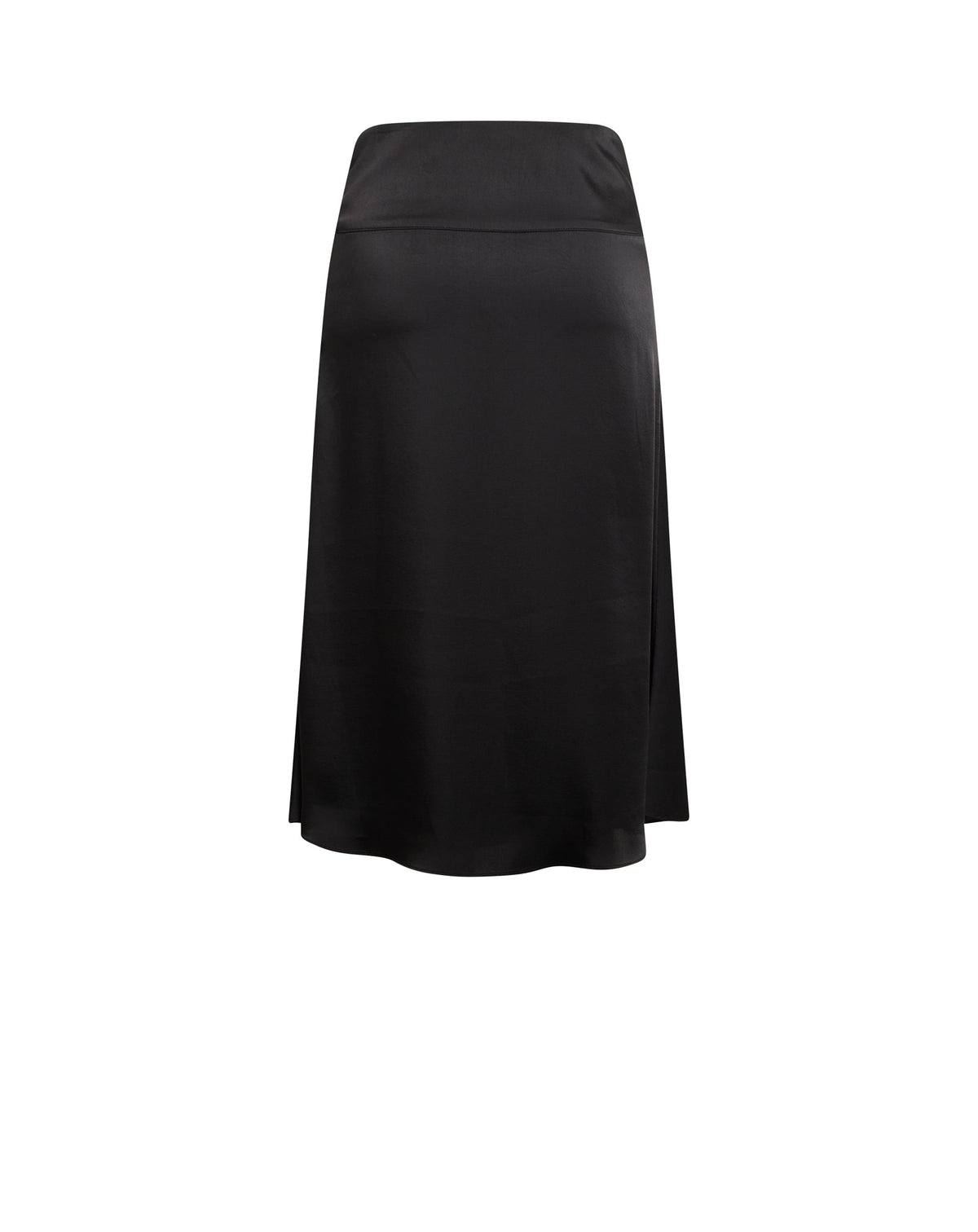 Jupe midi taille haute - Noir