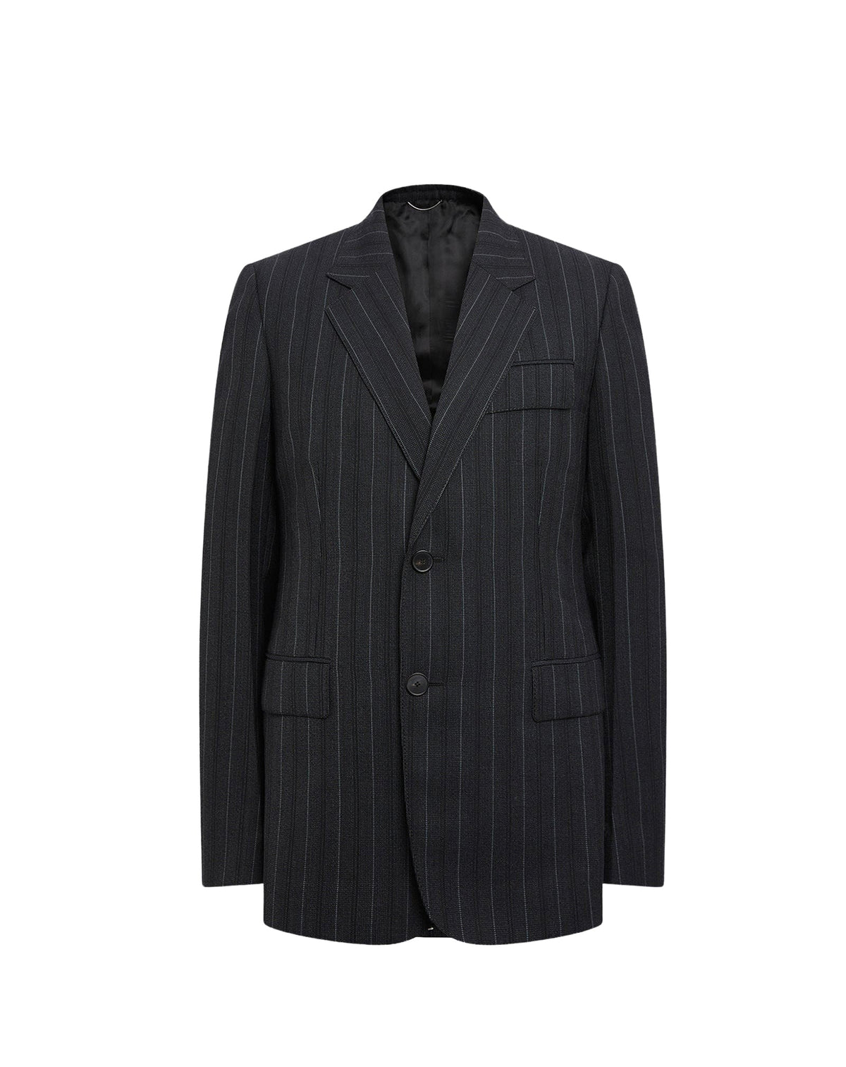 Veste tailleur simple boutonnage - Bleu marine & anthracite