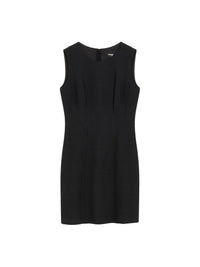 Fitted sleeveless dress - Black
