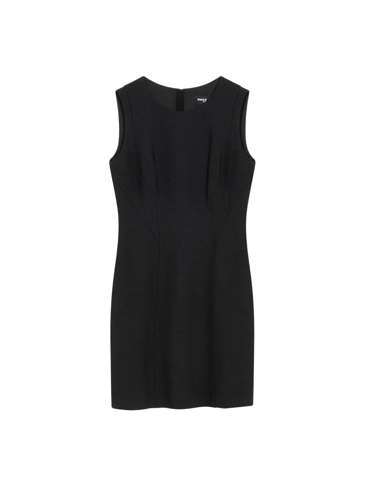 Fitted sleeveless dress - Black