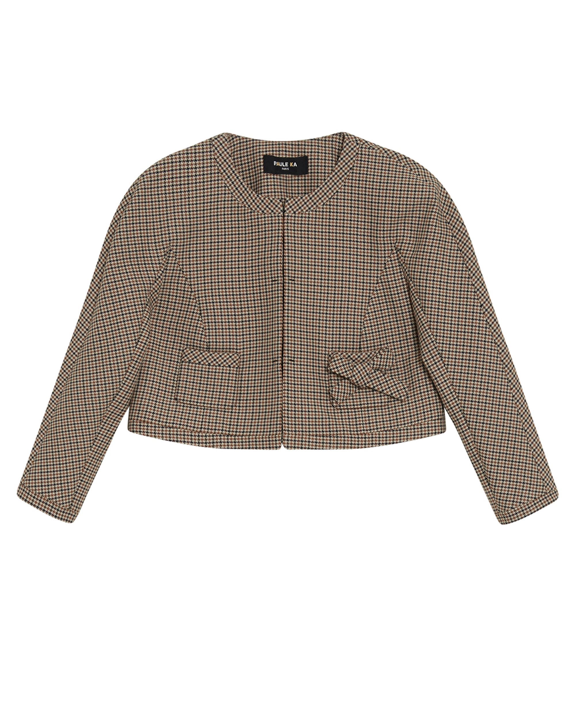 CARAMEL / MARINE VESTE