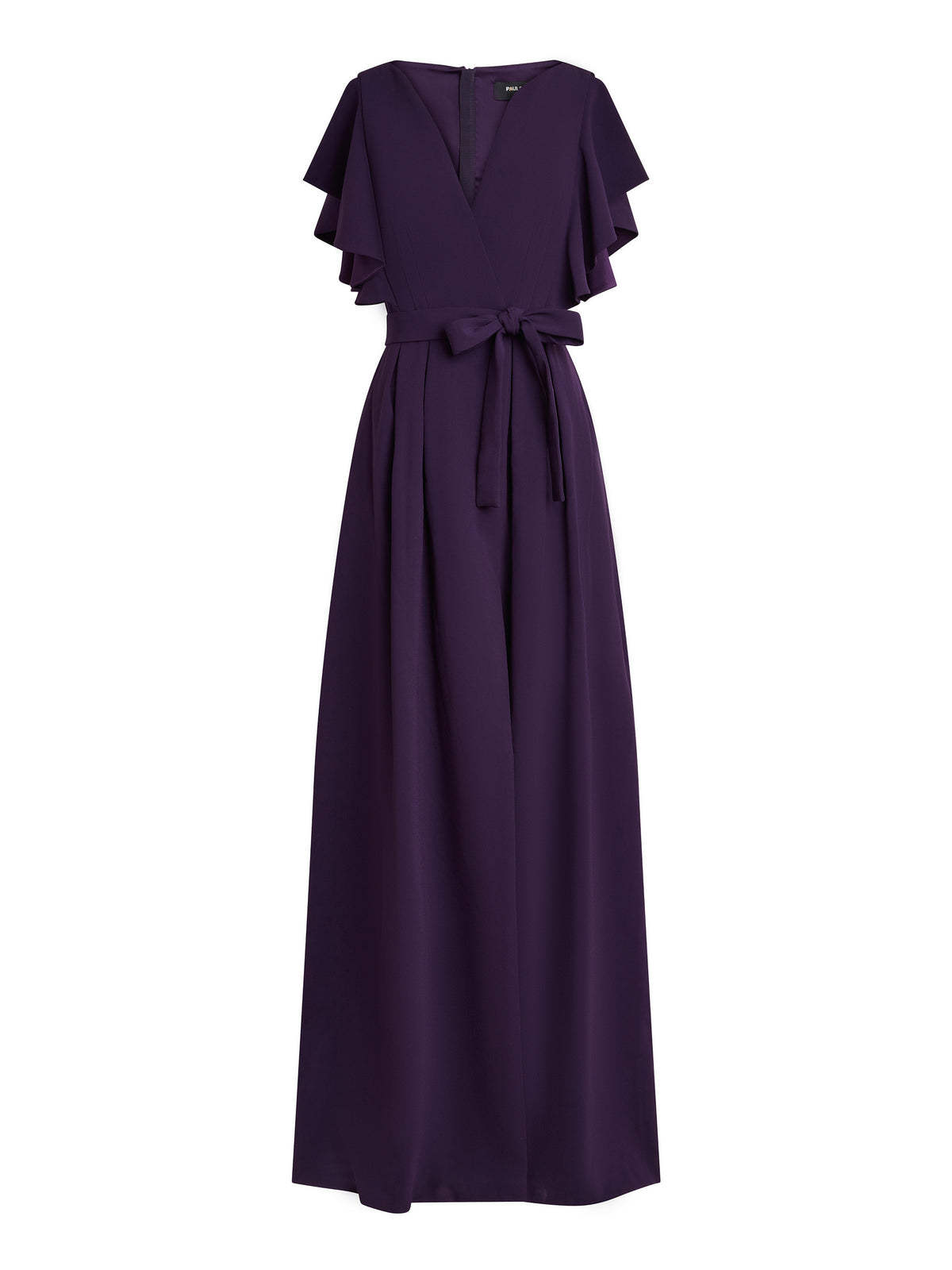 Long ruffled dress - Purple