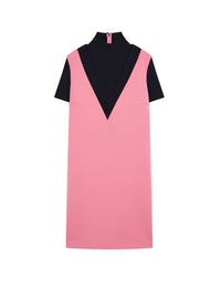 BUBBLE GUM/MARINE ROBE BIMATIERE