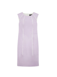 PARME/BLANC CASSE ROBE
