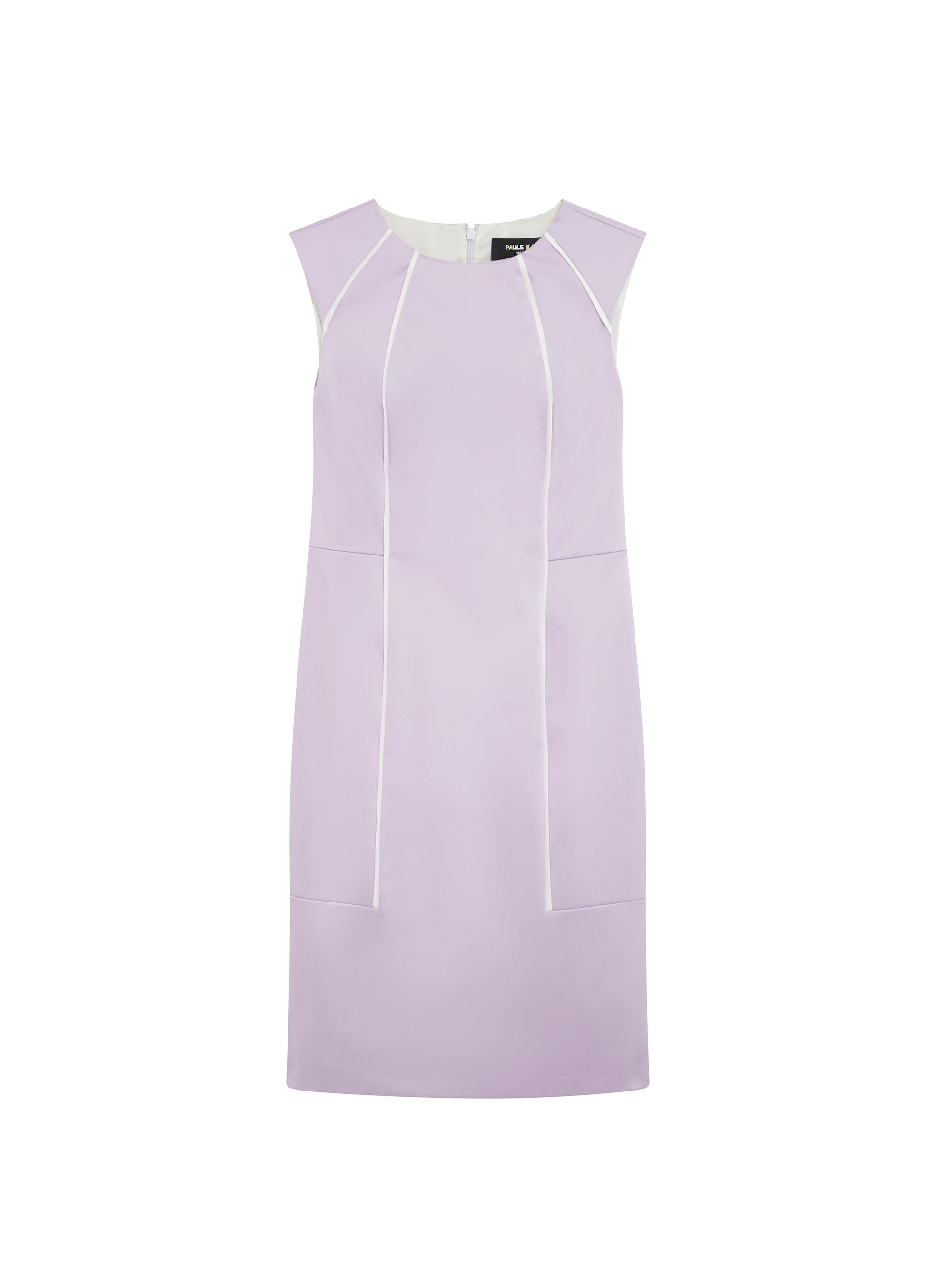 PARME/BLANC CASSE ROBE